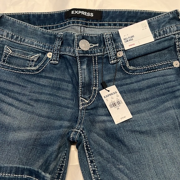 Express Bell Flare Low Rise 2Short! - Picture 3 of 5